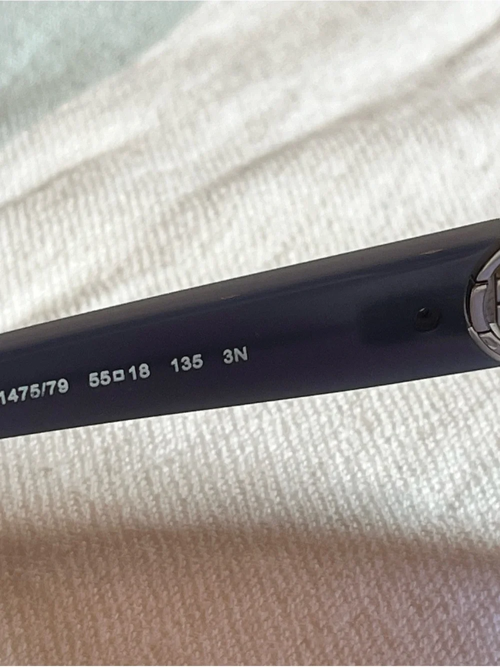 Tory Burch Blue Gradient Lens Round Sunglasses with Black Tortoiseshell Frame